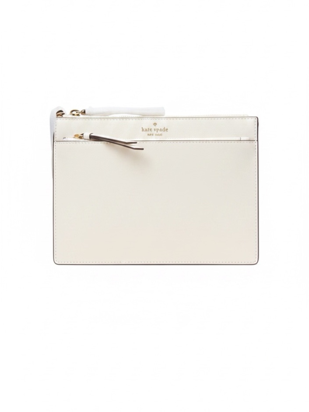 Authentic Kate spade Cameron Clarice Parchment White Leather Crossbody
